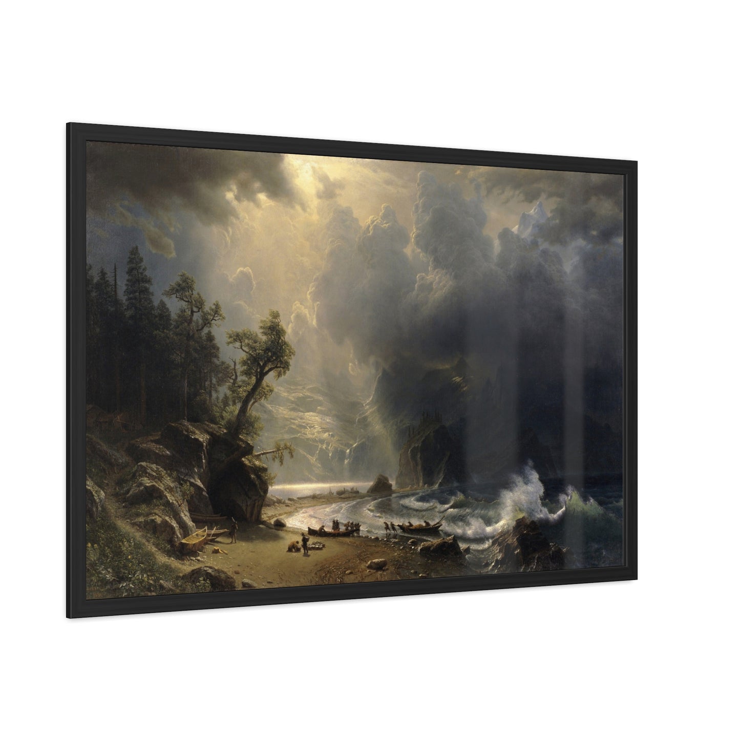 Puget Sound on the Pacific Coast - Framed Print