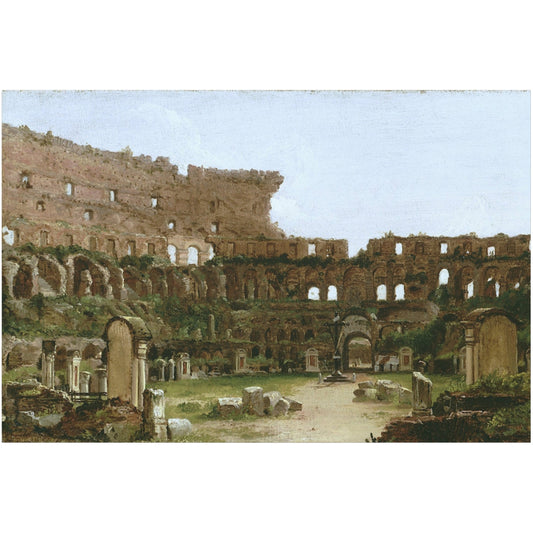 Interior of the Colosseum, Rome - Canvas Wrap