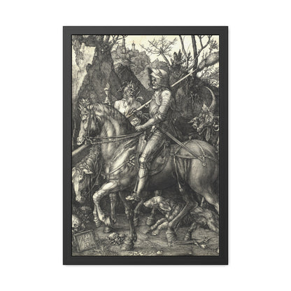 Knight, Death, and the Devil - Framed Print