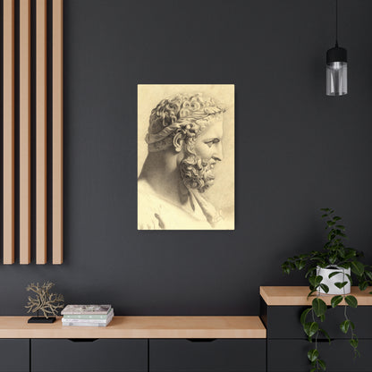 Bust of Hercules - Metal Print