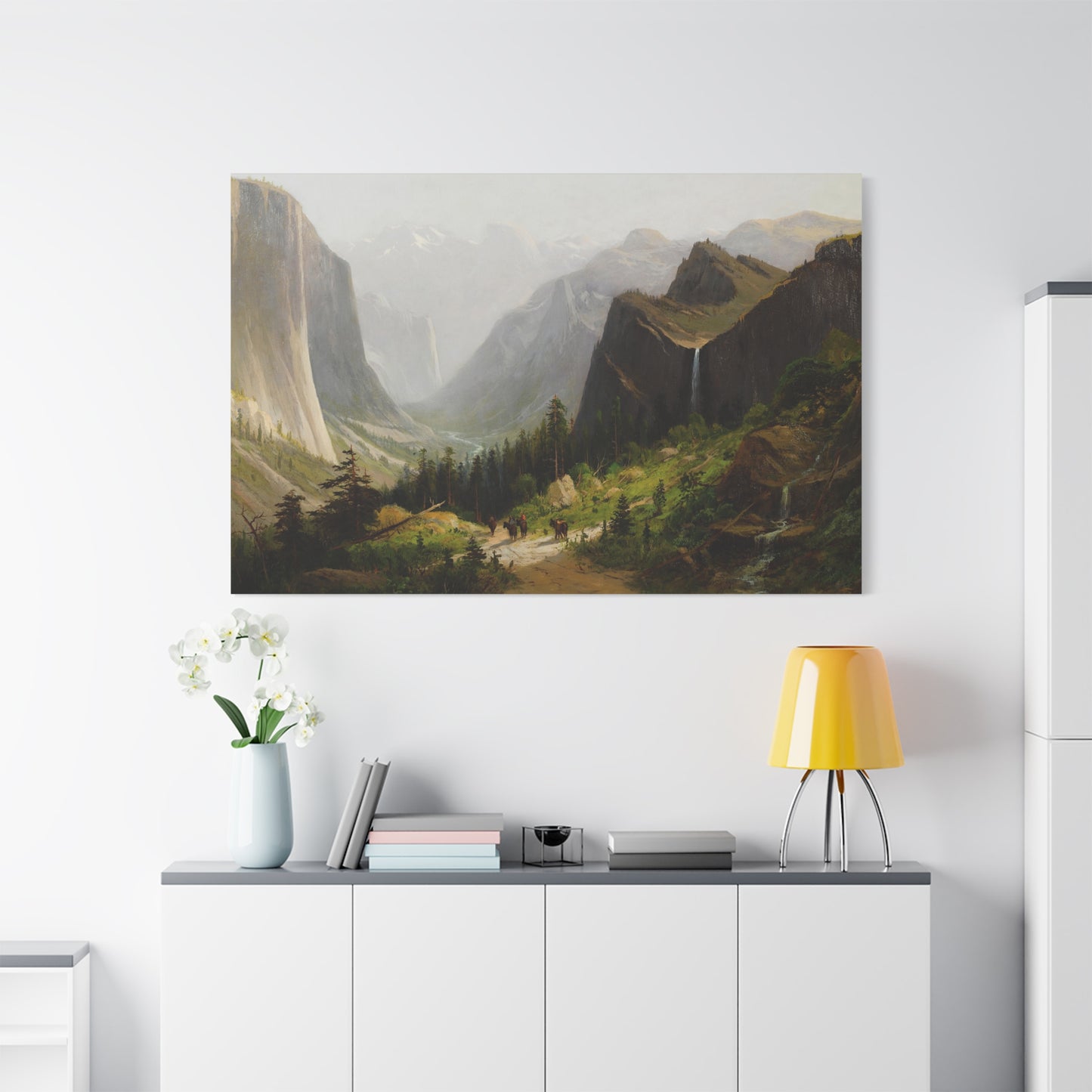Yosemite Valley, California from the Artist's Point - Canvas Wrap