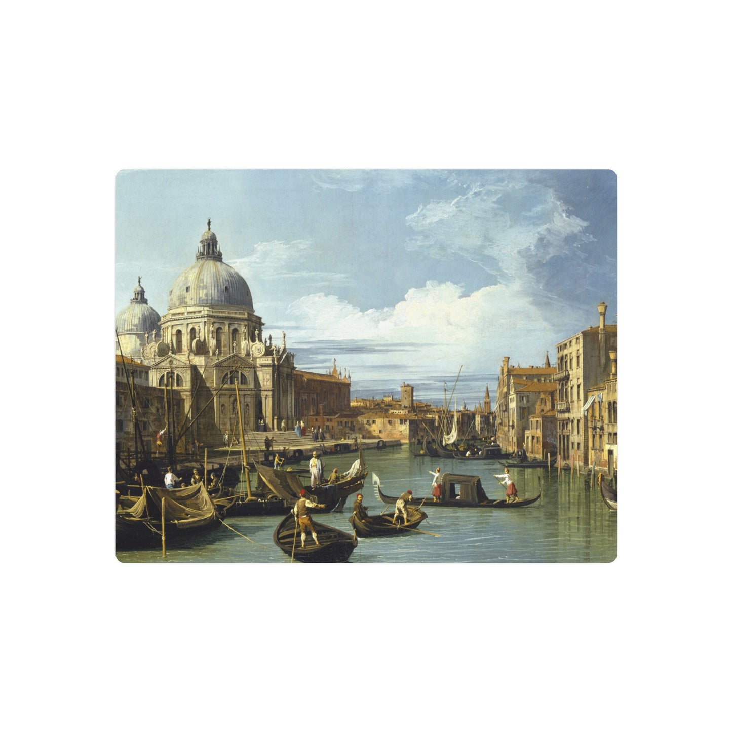 The Entrance to the Grand Canal, Venice - Metal Print