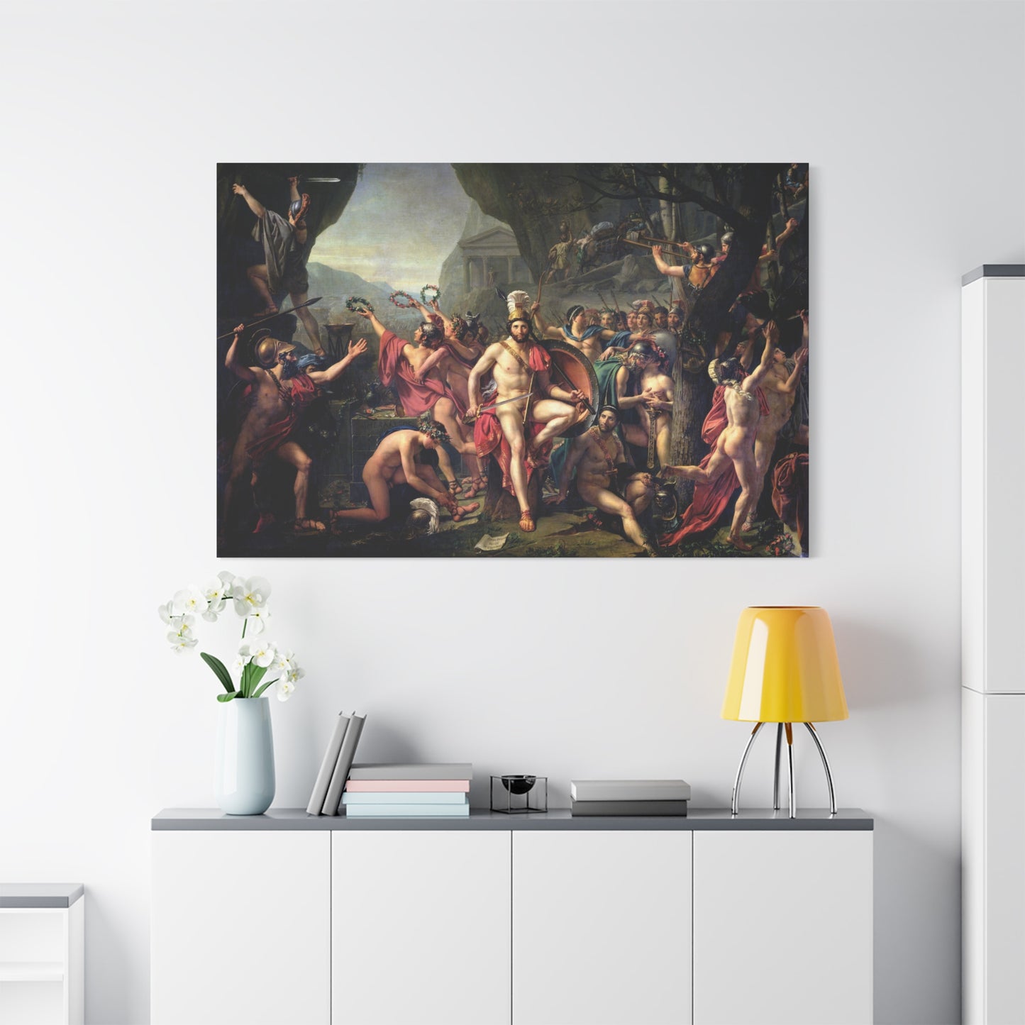 Leonidas at Thermopylae - Canvas Wrap