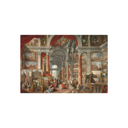 Picture Gallery with Views of Modern Rome - Metal Print