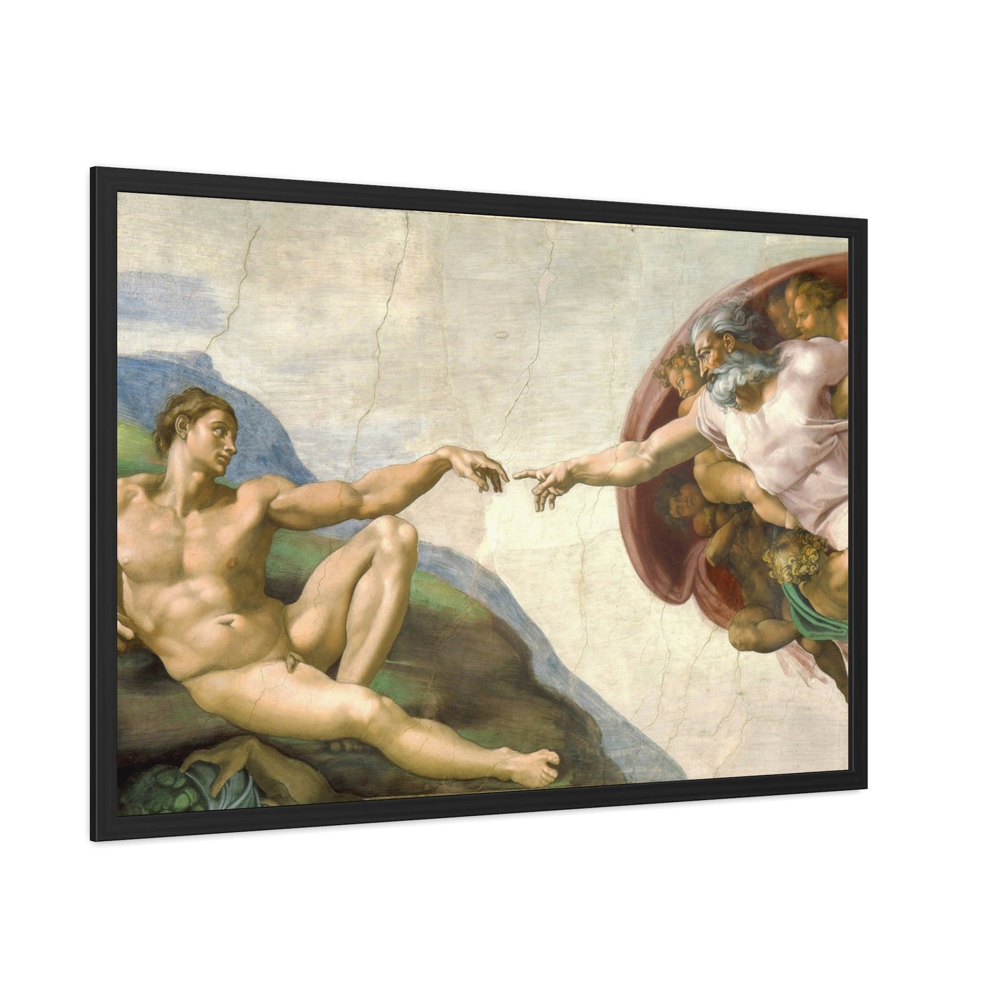 The Creation of Adam - Framed Print