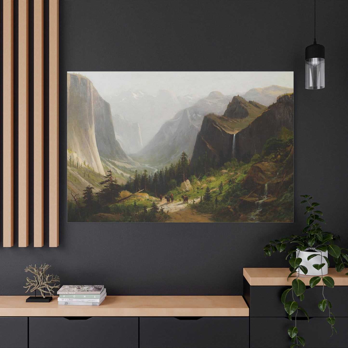 Yosemite Valley, California from the Artist's Point - Canvas Wrap