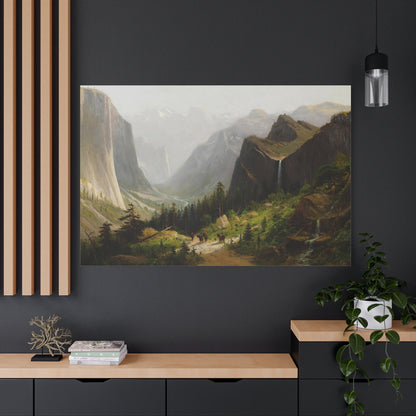 Yosemite Valley, California from the Artist's Point - Canvas Wrap
