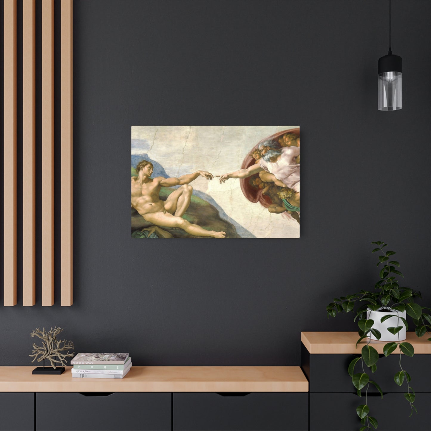 The Creation of Adam - Metal Print