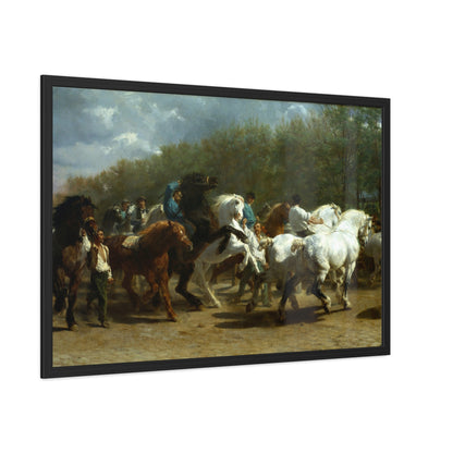 The Horse Fair - Framed Print