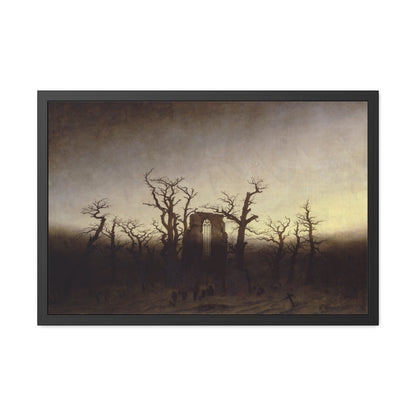 The Abbey in the Oakwood - Framed Print