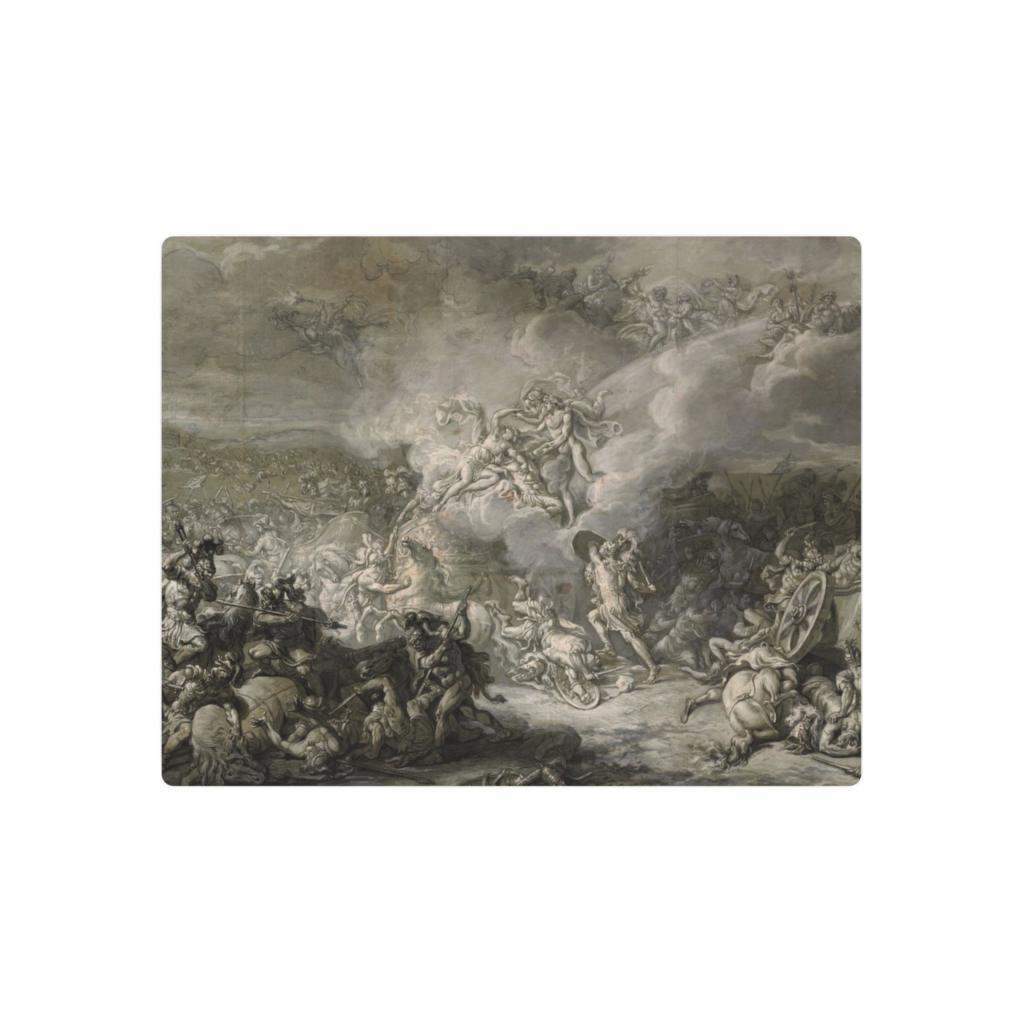 The Combat of Diomedes - Metal Print