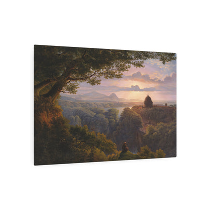 Landscape With Pilgrim - Metal Print