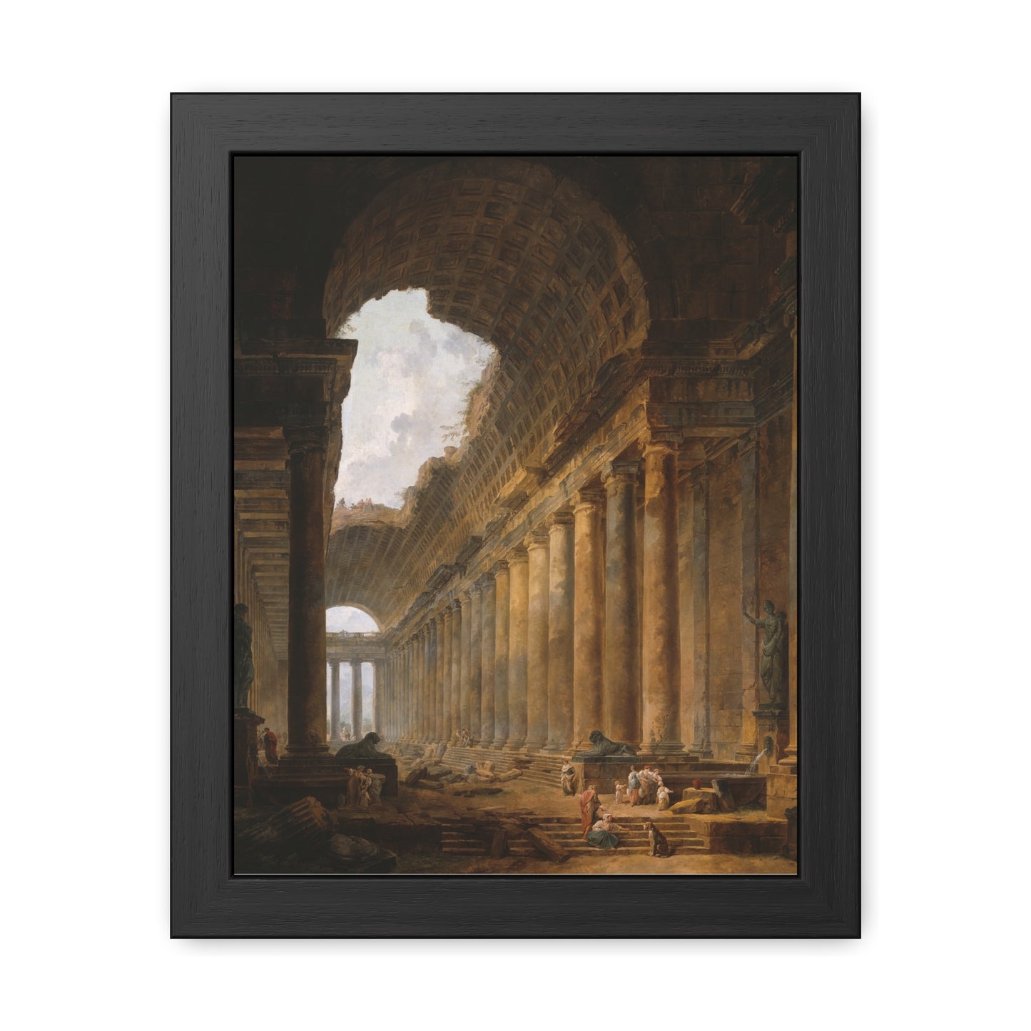 The Old Temple - Framed Print