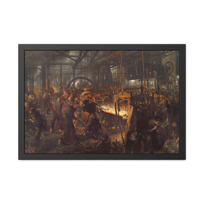 The Iron Rolling Mill - Framed Print