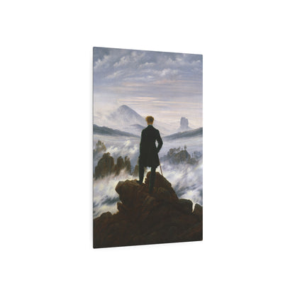 Wanderer Above the Sea of Fog - Metal Print