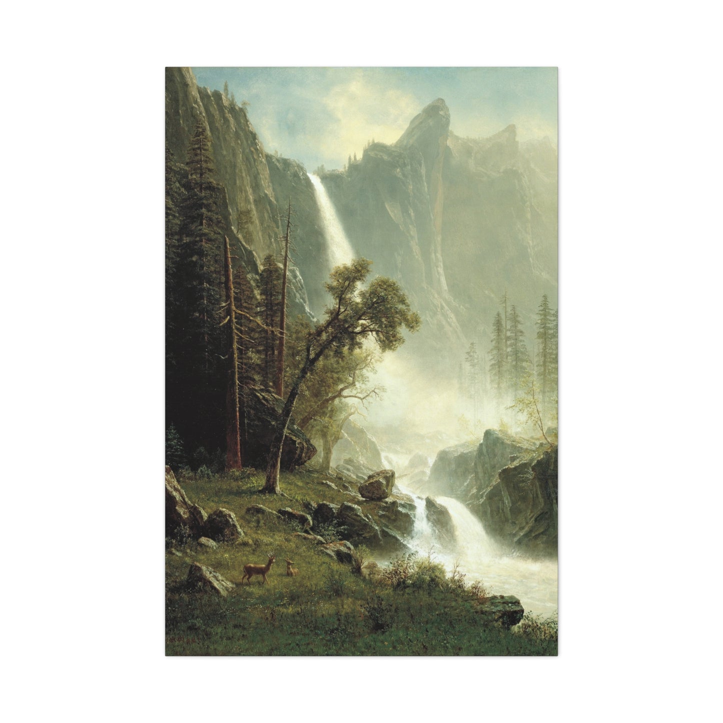 Bridal Veil Falls, Yosemite - Canvas Wrap