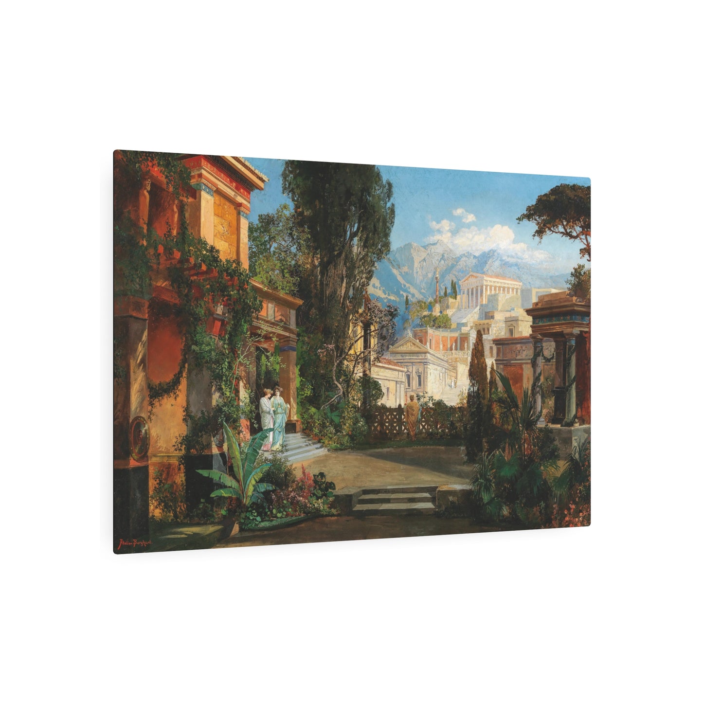 A View of an Ancient City - Metal Print