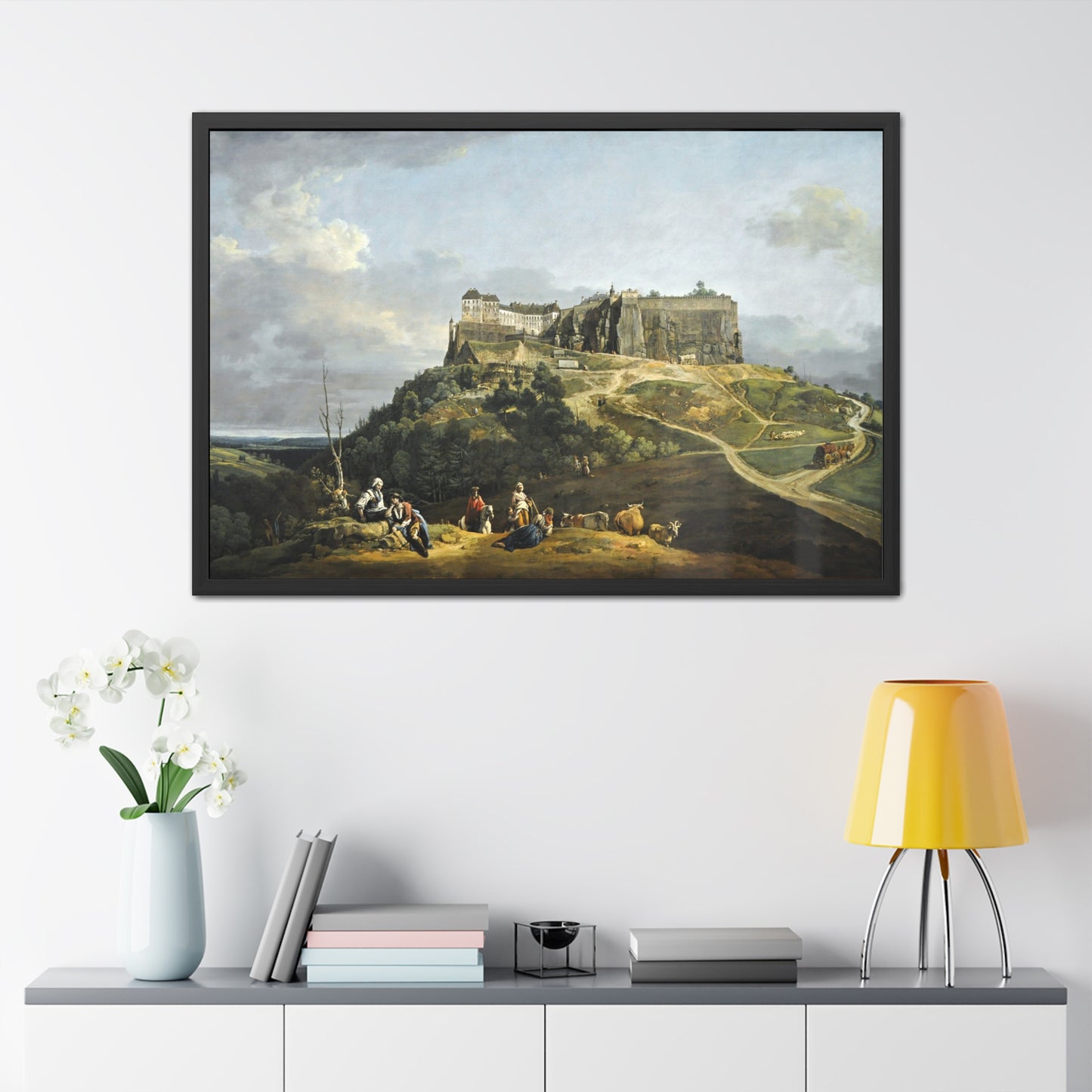 The Fortress of Königstein - Framed Print