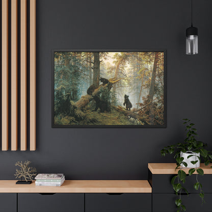 Morning in a Pine Forest - Framed Print