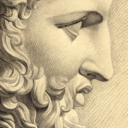 Bust of Hercules - Canvas Wrap