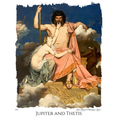 Jupiter and Thetis - Fine Art T-Shirt