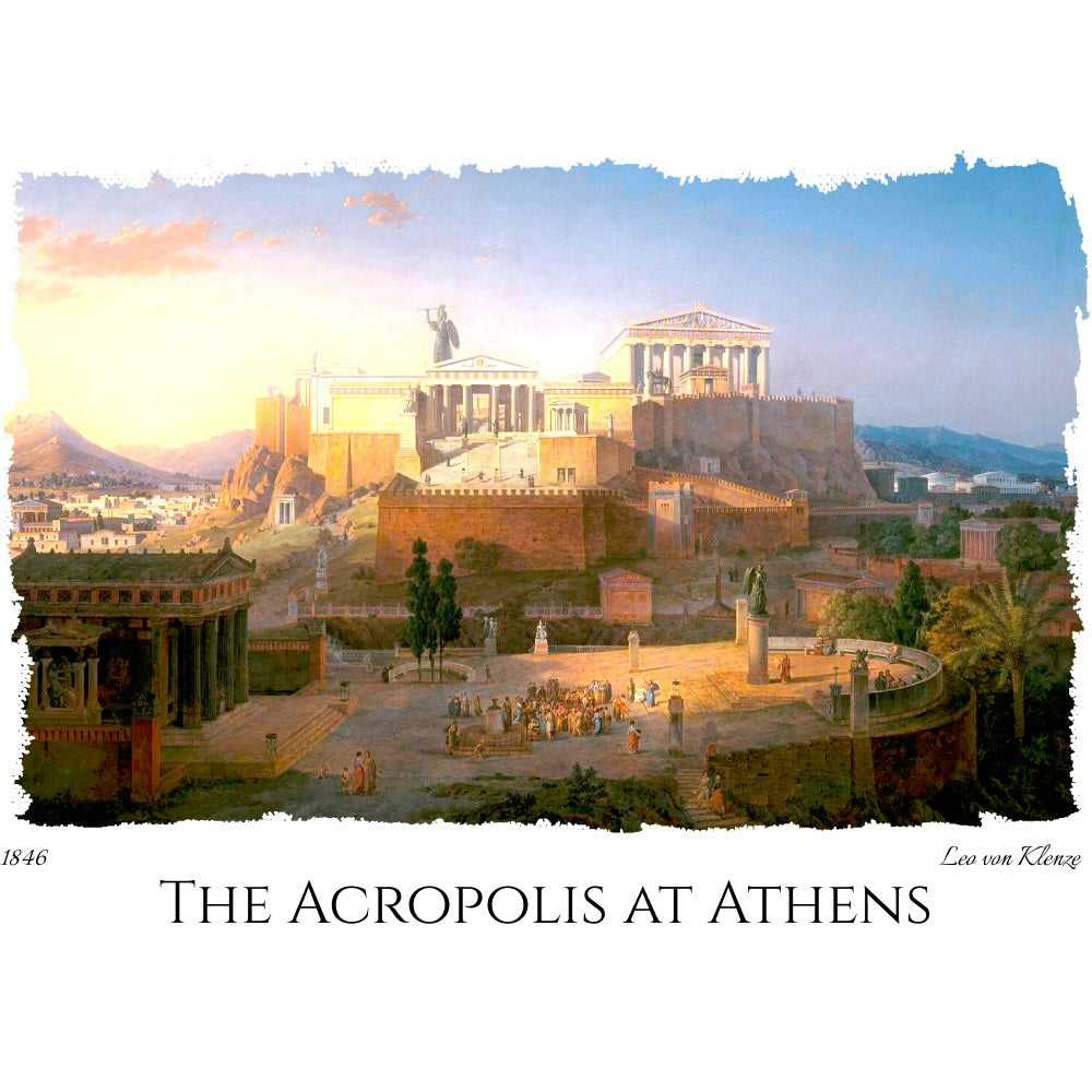 The Acropolis at Athens - Fine Art T-Shirt