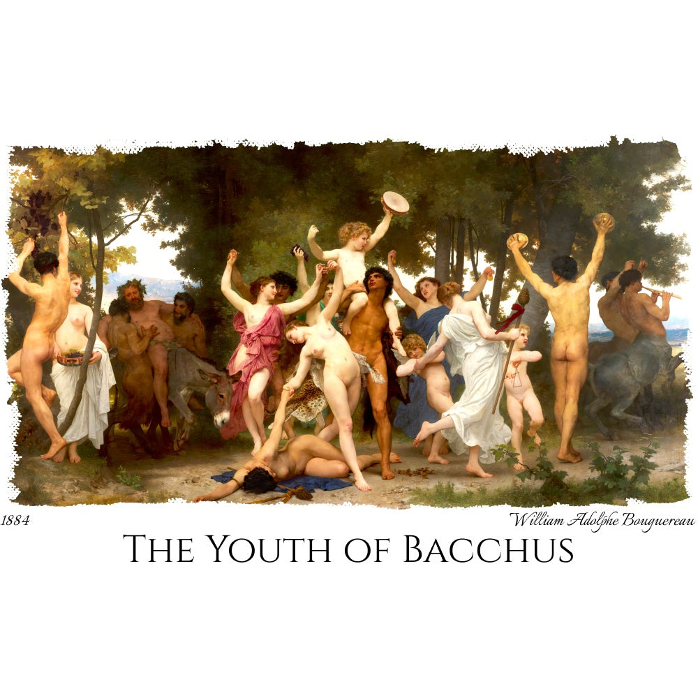 The Youth of Bacchus - Fine Art T-Shirt