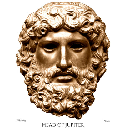 Head of Jupiter - Fine Art T-Shirt