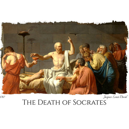 The Death of Socrates - Fine Art T-Shirt