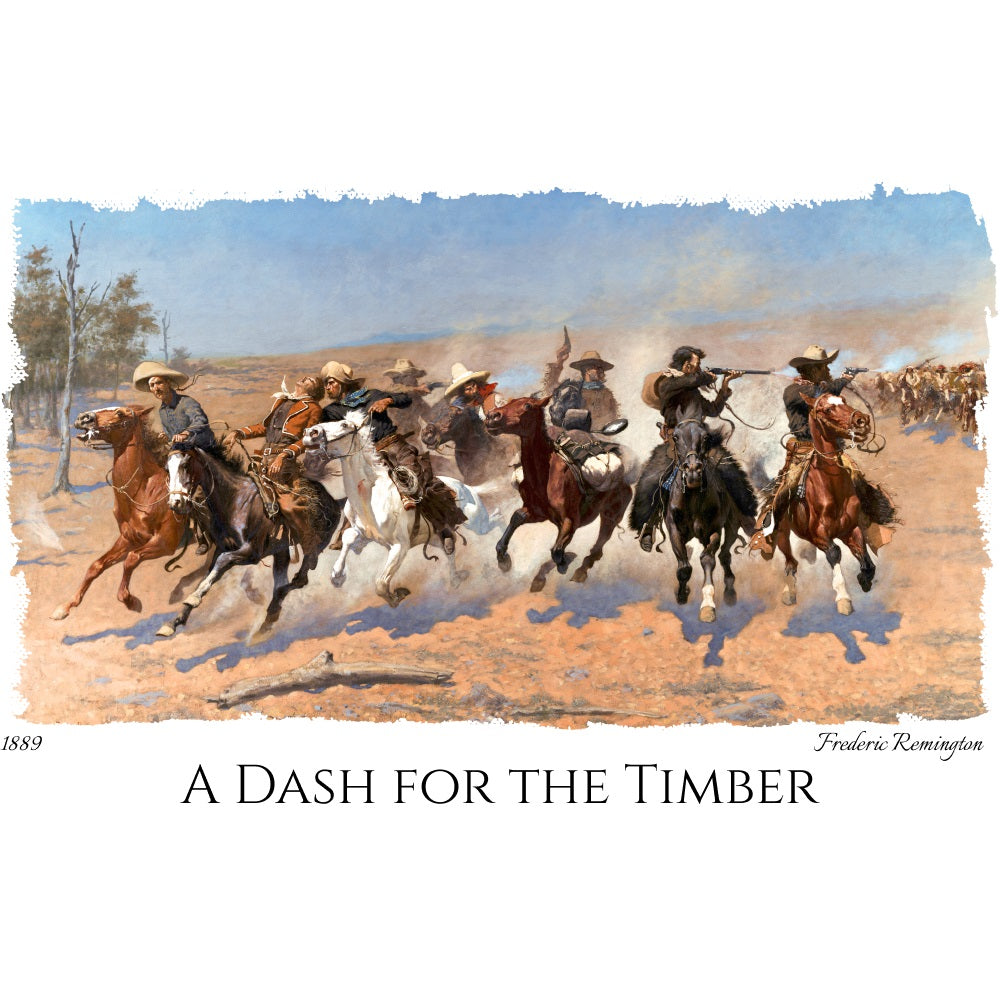 A Dash for the Timber - Fine Art T-Shirt