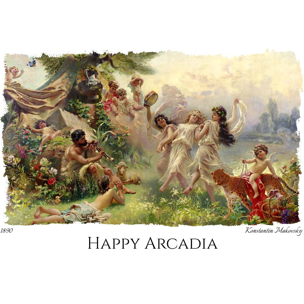 Happy Arcadia - Fine Art T-Shirt