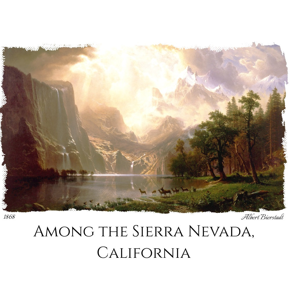 Among the Sierra Nevada Mountains - Fine Art T-shirt