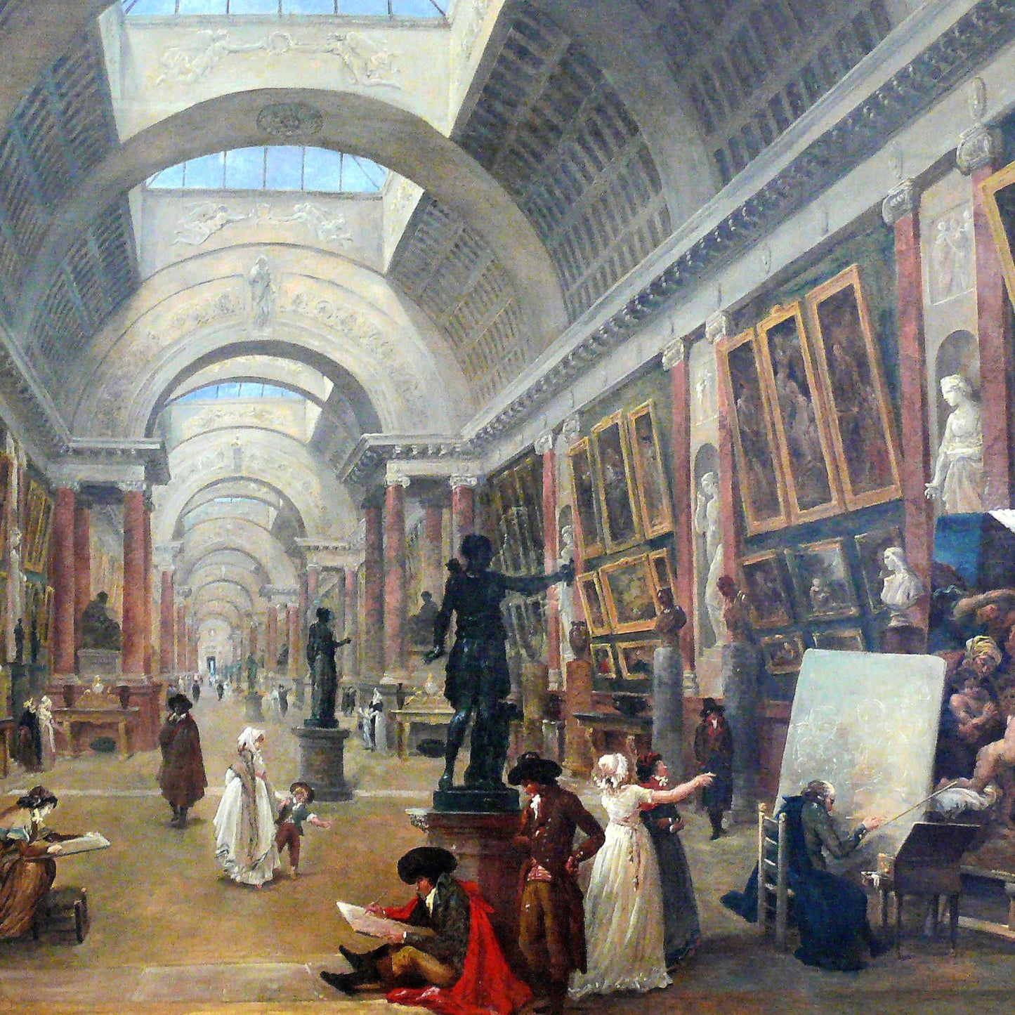 Development project for the Grande Galerie of the Louvre - Canvas Wrap