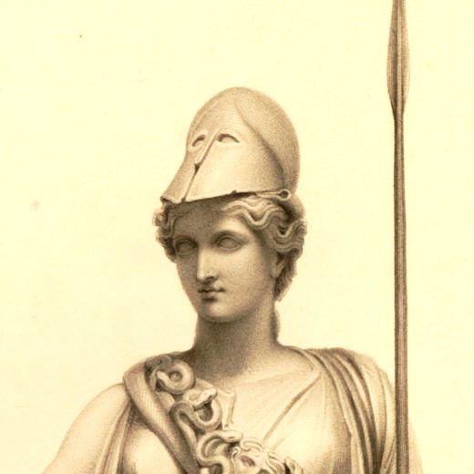 Athena - Metal Print