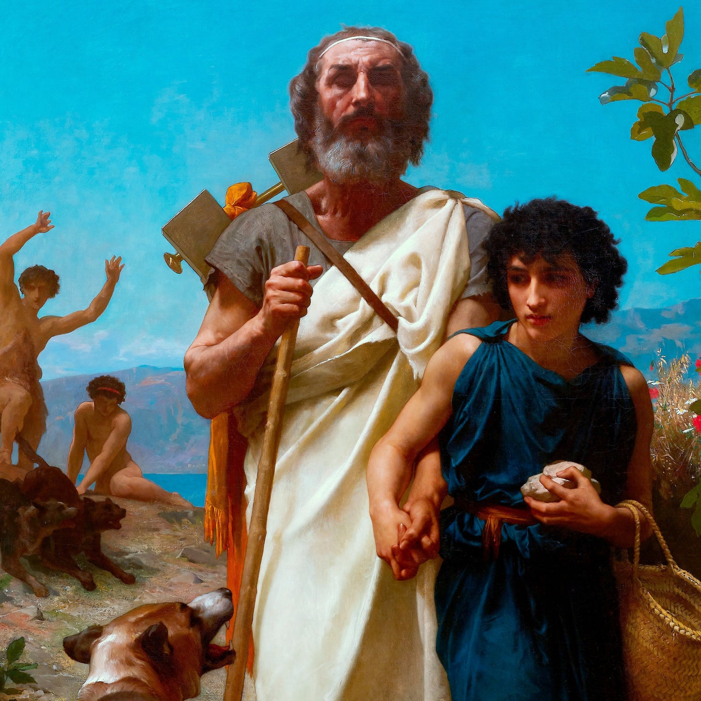 Homer and His Guide - Canvas Wrap