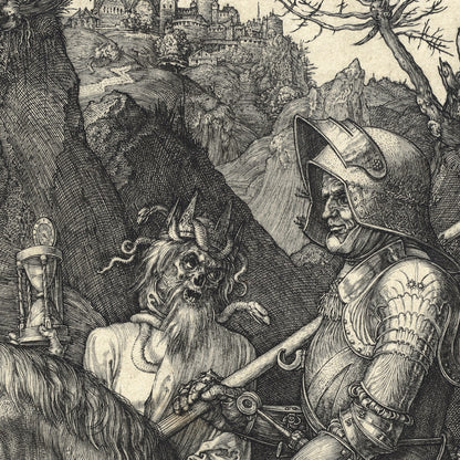 Knight, Death, and the Devil - Canvas Wrap