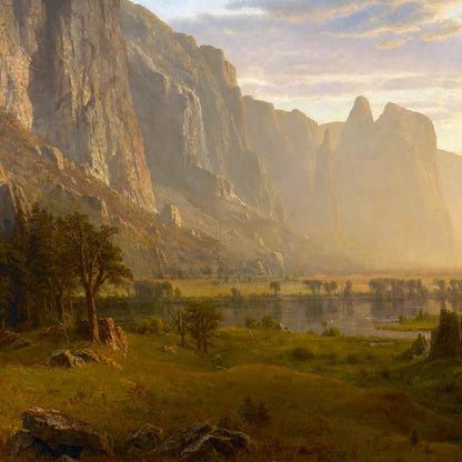 Looking Down Yosemite Valley - Canvas Wrap