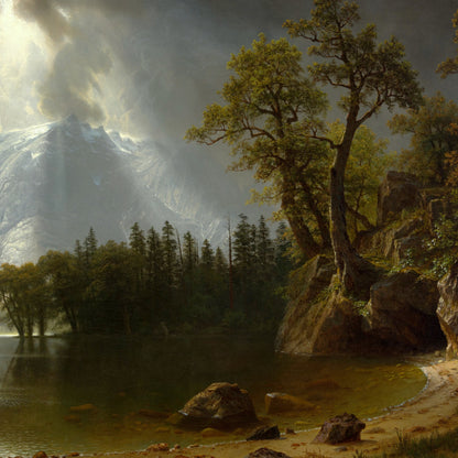 Passing Storm over the Sierra Nevadas - Canvas Wrap