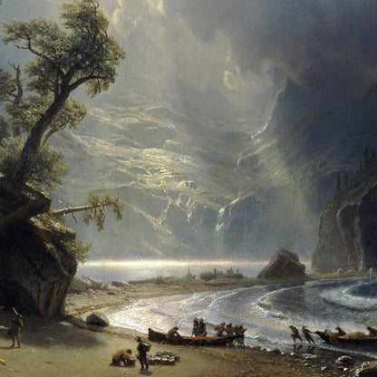 Puget Sound on the Pacific Coast - Canvas Wrap