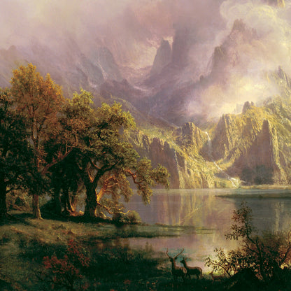 Rocky Mountain Landscape - Canvas Wrap