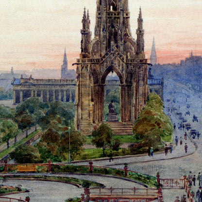 Scott Monument - Metal Print