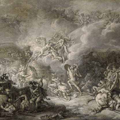 The Combat of Diomedes - Canvas Wrap