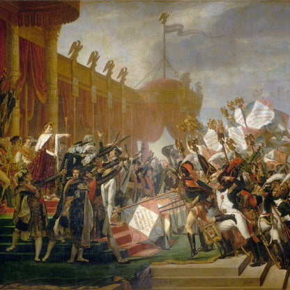 The Distribution of the Eagle Standards - Canvas Wrap