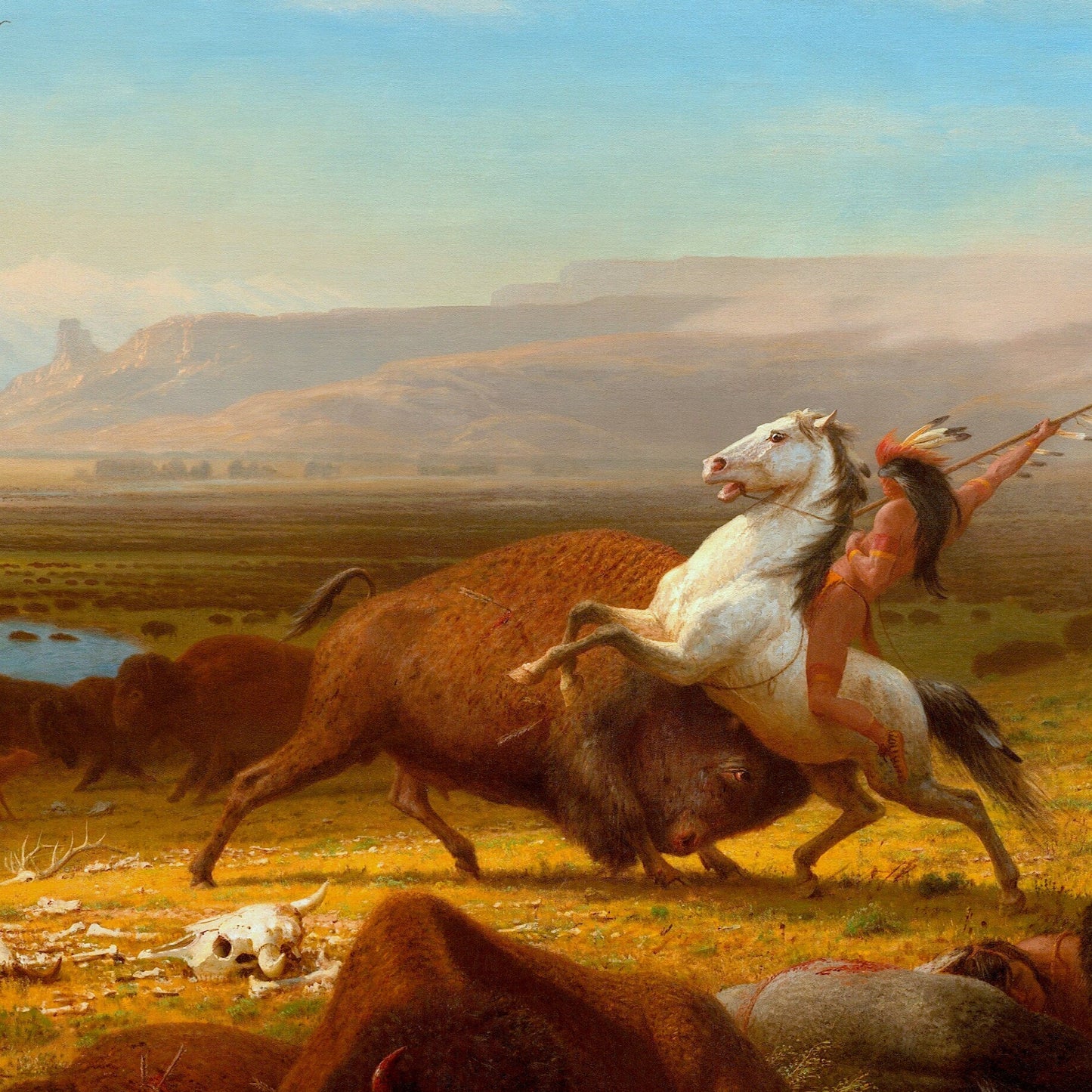 The Last of the Buffalo - Canvas Wrap