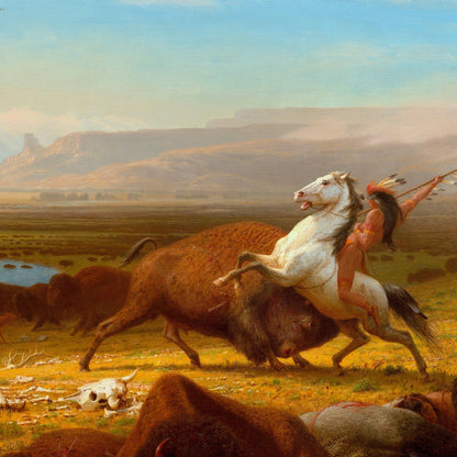 The Last of the Buffalo - Canvas Wrap