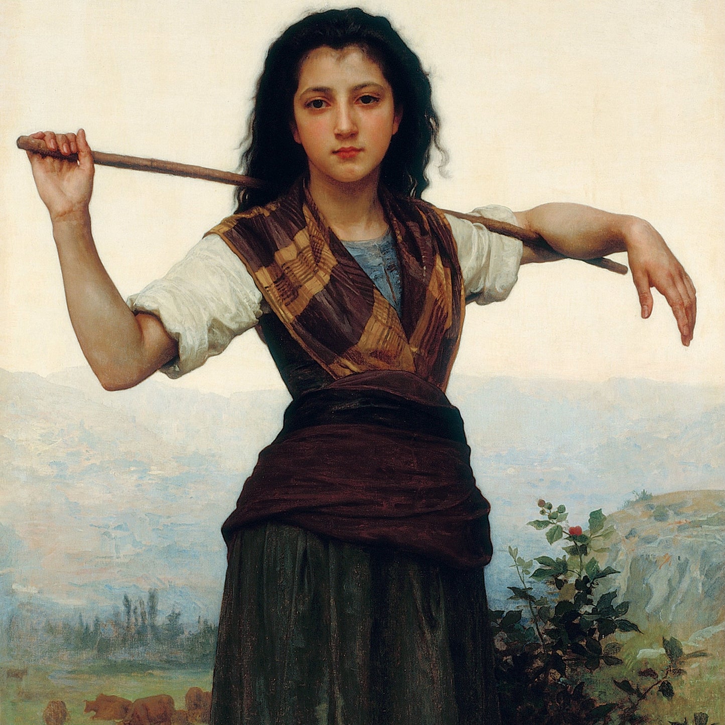 The Little Shepherdess - Canvas Wrap