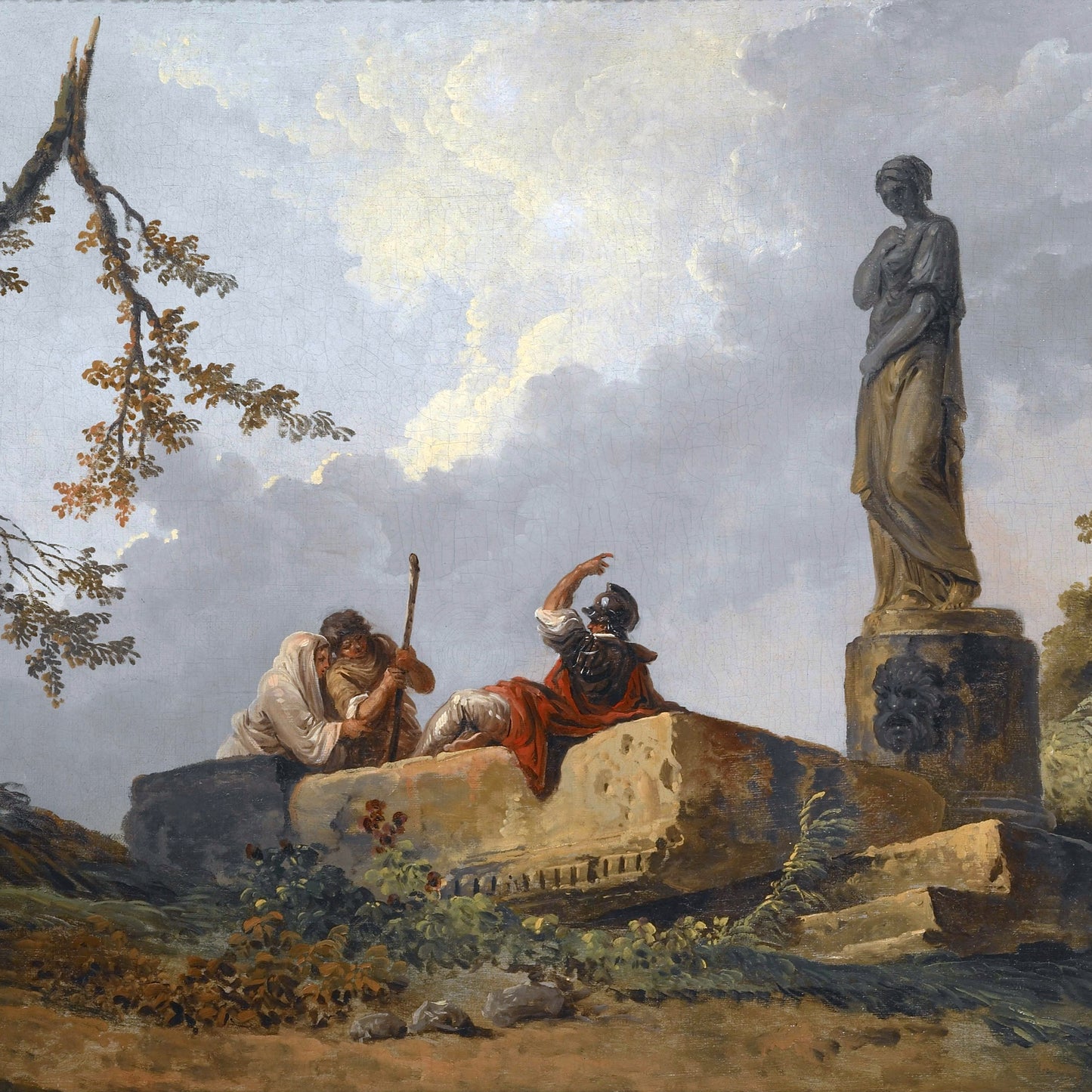The Statue - Canvas Wrap