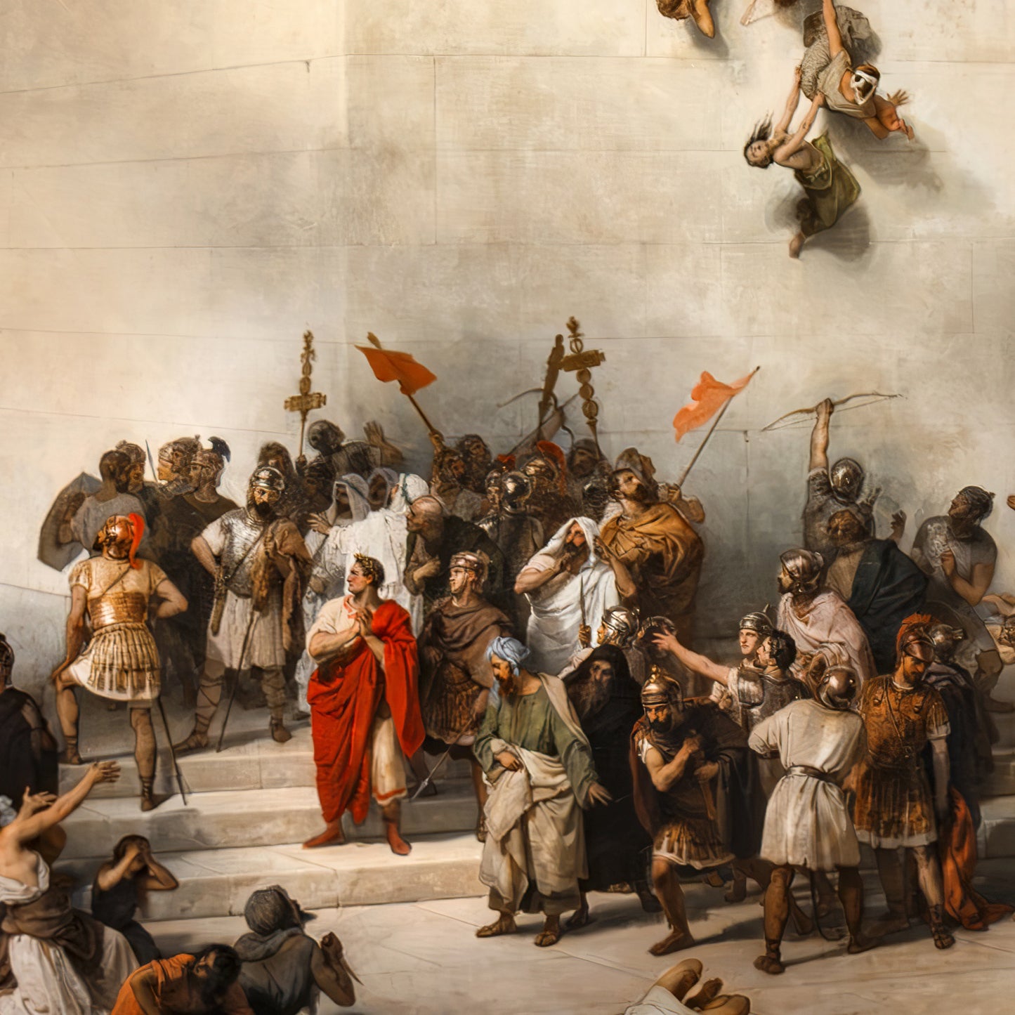 The Destruction of the Temple of Jerusalem - Canvas Wrap