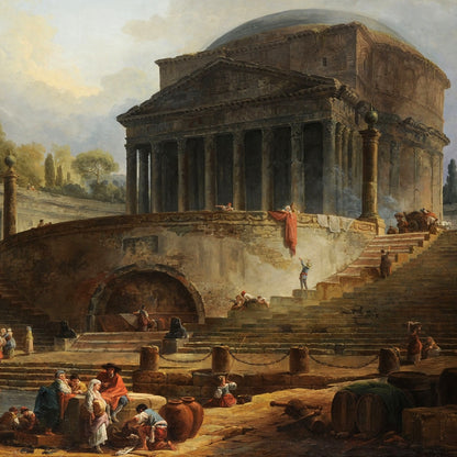 View of the Port of Ripetta