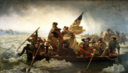 Washington Crossing the Delaware - Metal Print